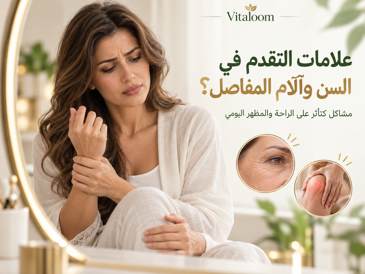 العناية بالبشرة والمفاصل مع تقدم السن